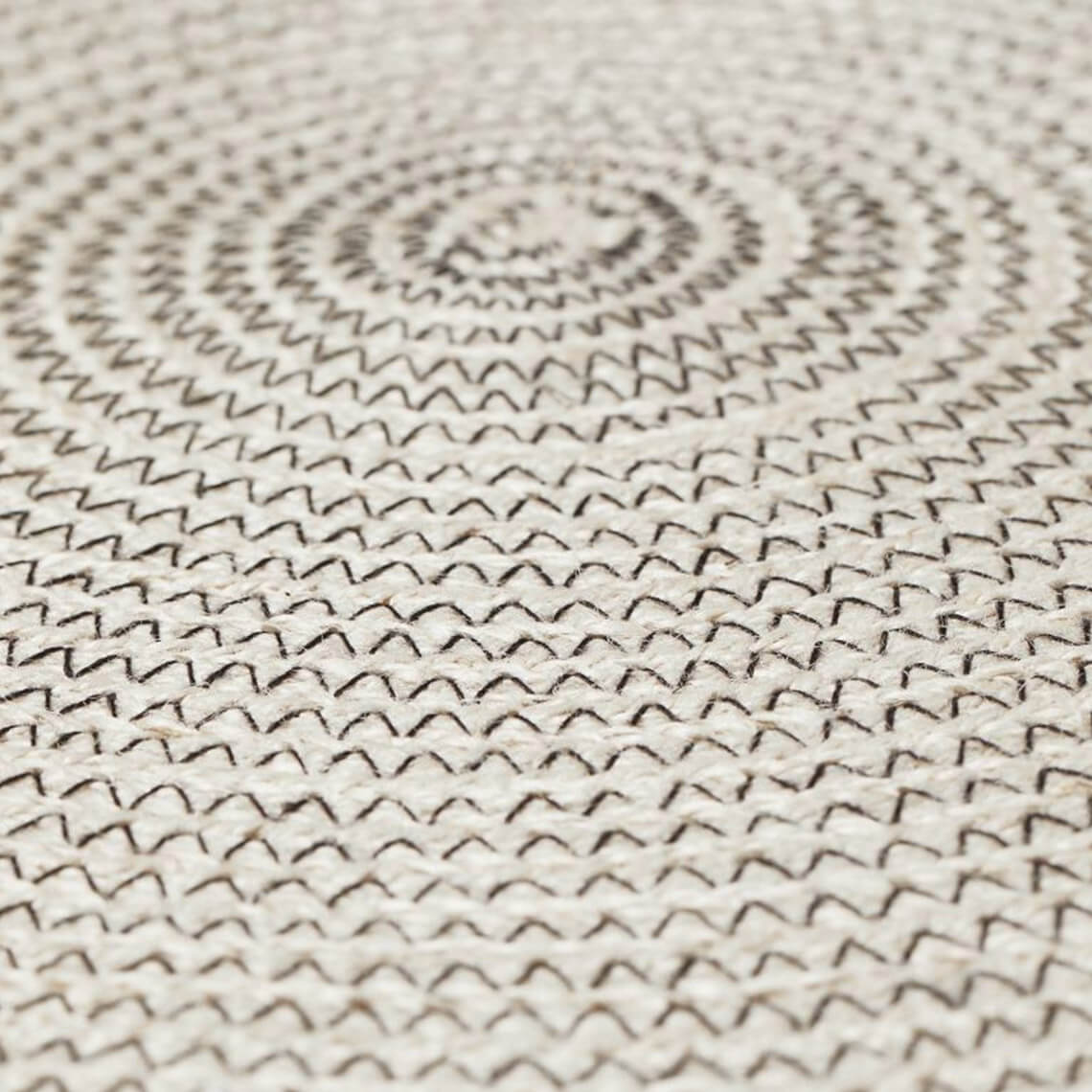 Round Jute Floor Mat – Image 3